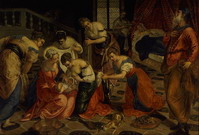 Тинторетто (Tintoretto) (наст. фам. Робусти, Robus: Рождение Иоанна Крестителя