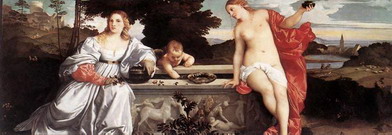 Тициан (Тициано Вечеллио) (Tiziano Vecellio): Любовь земная и небесная