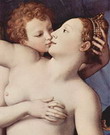 Бронзино (Bronzino) Аньоло : Аллегория триумфа Венеры. Фрагмент